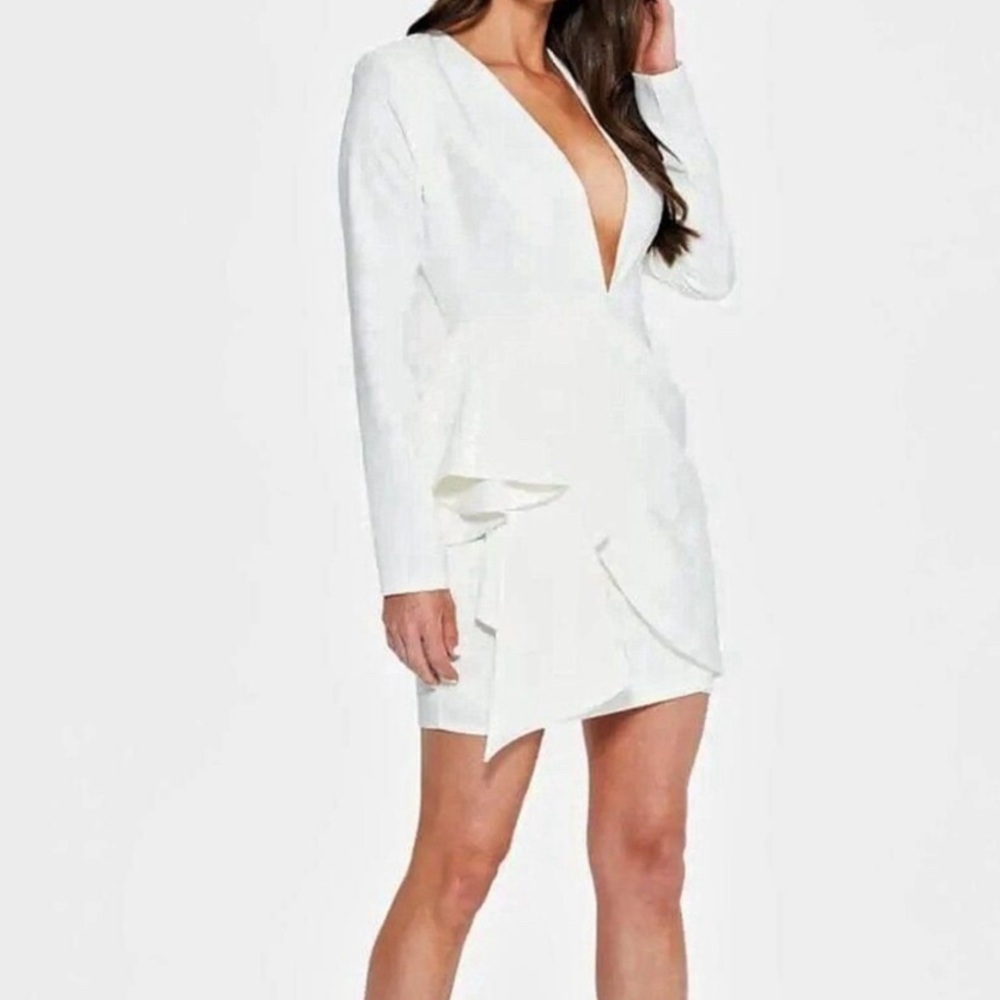 BEBE Creamy-White Mini Dress